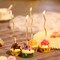 BBTO 12 Pcs Twisty Birthday Candles Spiral Metallic Cake Cupcake Candles Long Thin Coil Cake Candles with Holders for Birthday Wedding Party(Gold)
